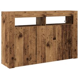 Berkfield Home Sideboard Old wood Engineered wood 116 x 30 x 75 cm Sideboard in Brown - thumbnail 2