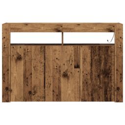Berkfield Home Sideboard Old wood Engineered wood 116 x 30 x 75 cm Sideboard in Brown - thumbnail 6