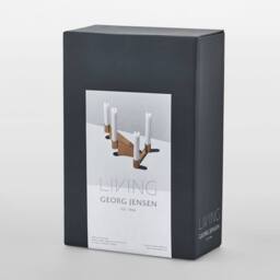 Georg Jensen Urkiola Stainless Steel & PVD Candle Holder 3586014 in Rose Gold - Size: A - thumbnail 4