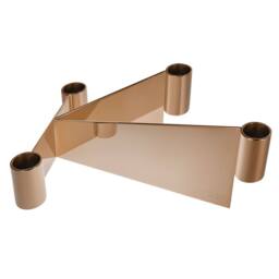 Georg Jensen Urkiola Stainless Steel & PVD Candle Holder 3586014 in Rose Gold - Size: A - thumbnail 2