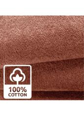 Ezysleep Luxe Collection 4 Piece Egyptian Bathsheet Set in Brown - Size: Bath Sheet - thumbnail 8