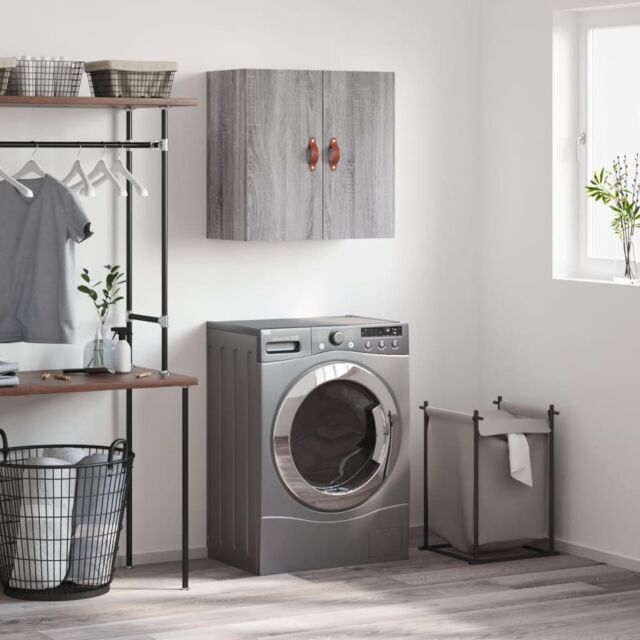 Berkfield Home Wall Cabinet Grey Sonoma 60x31x60 cm Engineered Wood - Size: 60 x 31 x 60 cm - image 1