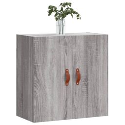Berkfield Home Wall Cabinet Grey Sonoma 60x31x60 cm Engineered Wood - Size: 60 x 31 x 60 cm - thumbnail 3