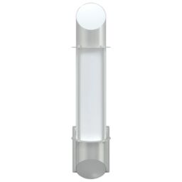 Berkfield Home Outdoor Wall Lights 2pcs Silver Stainless Steel - thumbnail 4