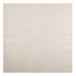 Berkfield Home Rug ZIZUR Cream 200x200 cm Jute Look Indoor & Outdoor - Size: Medium - thumbnail 3