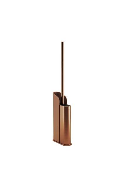 Cosmic Silicone Toilet Brush Floor/Self-Adhesive Copper PVD Flat Collection - image 1
