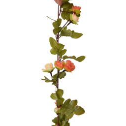 Berkfield Home Christmas Flower Garlands 6 pcs Sunset Red 215 cm - thumbnail 6