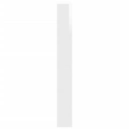 Berkfield Home Shoe Cabinet with Mirror 4-Layer High Gloss White 63x17x134 cm - Size: 63 x 17 x 134 cm - thumbnail 7