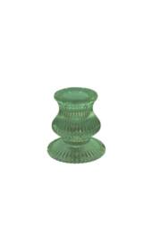 KDMD Green Eliza Glass Taper Candle Holder 6cm 5 Pack - thumbnail 2