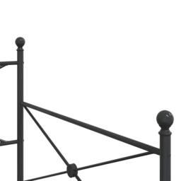 Berkfield Home Durable Day Bed without Mattress Black 100x190 cm Steel - thumbnail 8