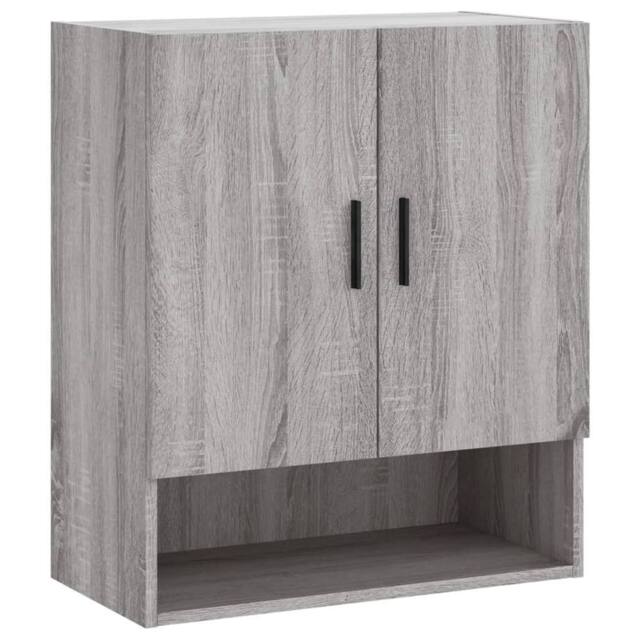Berkfield Home Wall Cabinet Grey Sonoma 60x31x70 cm Engineered Wood - Size: 60 x 31 x 70 cm - image 1