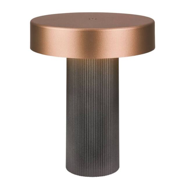 BRILONER Beige 3W Rechargeable Dimmable LED Table Lamp in Bronze - image 1