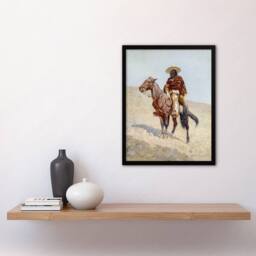 Artery8 A Mexican Vaquero Cowboy Frederic Remington Framed Wall Art Print - Size: A4 - thumbnail 4