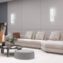 Goeco Wall Light LED Indoor Modern, 6500K, Acrylic White Hallway Wall Light - thumbnail 4