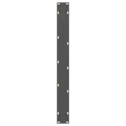 Berkfield Home Dining Table Legs V-Shape 2 pcs Anthracite 90x(72-73.3) cm Steel in Charcoal - thumbnail 7