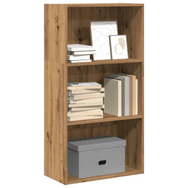 Berkfield Home Bookcase Artisian Oak 60x30x114 cm Engineered Wood in Brown - Size: 60 x 30 x 114 cm - image 1