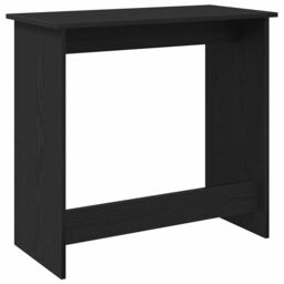 Berkfield Home Desk Black 80x40x75 cm Engineered Wood - Size: 80 x 40 x 75 cm - thumbnail 6