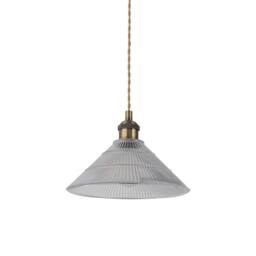 First Choice Lighting Set of 2 Flex - Antique Brass Pendant Kits with Cream Braided Cable in Gold - thumbnail 6