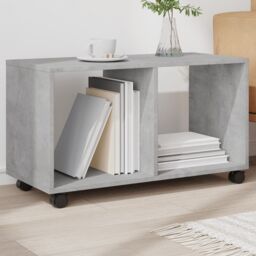 Berkfield Home vidaXL¬†Rolling¬†Cabinet¬†Concrete Grey 72x33x42.5 cm Engineered Wood - thumbnail 1