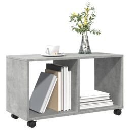 Berkfield Home vidaXL¬†Rolling¬†Cabinet¬†Concrete Grey 72x33x42.5 cm Engineered Wood - thumbnail 4