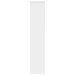 Berkfield Home Roller Blind Blackout White 60x210 cm Fabric Width 55.7 cm Polyester - thumbnail 1
