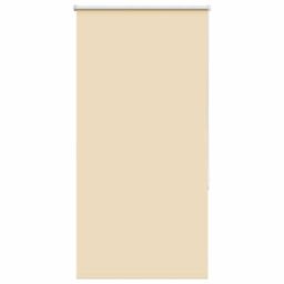 Berkfield Home Roller Blind Blackout Beige 75x130 cm Fabric Width 70.7 cm Polyester - thumbnail 1