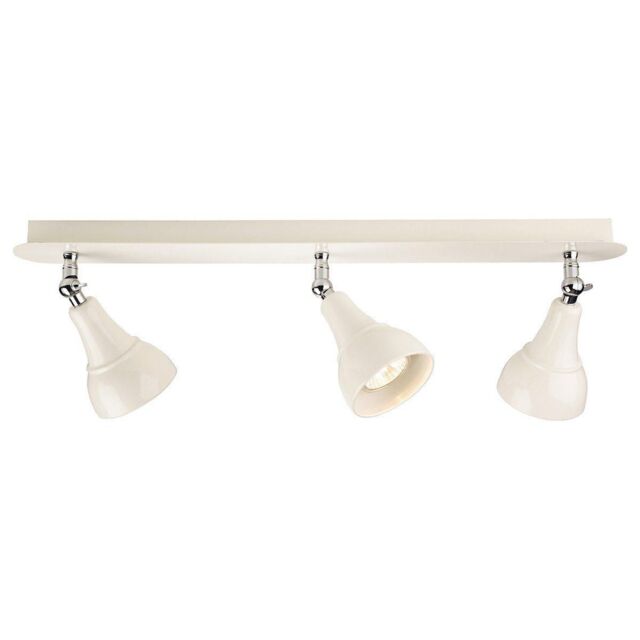 Netlighting Country 3 Light Spotlight Bar Cream GU10