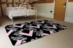Benjamin Tate Design Geometric Animal Print Rug in Natural - Size: Large - thumbnail 3