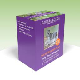 Gainsborough Baby Donkey Ornament - Weatherproof Polyresin - Indoor/Outdoor Display in Grey - thumbnail 3
