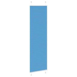 Berkfield Home Pleated Blind Blue 55x200 cm Fabric Width 54.4 cm Polyester - thumbnail 3