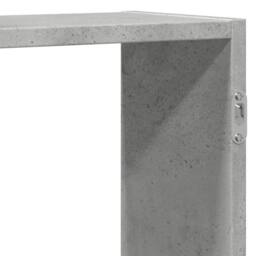 Berkfield Home Wall Shelf Concrete Grey 159x18x65 cm Engineered Wood - Size: 159 x 18 x 65 cm - thumbnail 8