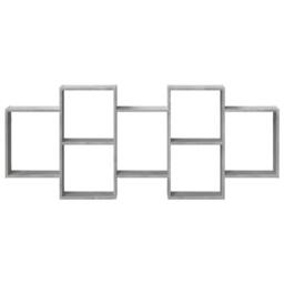 Berkfield Home Wall Shelf Concrete Grey 159x18x65 cm Engineered Wood - Size: 159 x 18 x 65 cm - thumbnail 4
