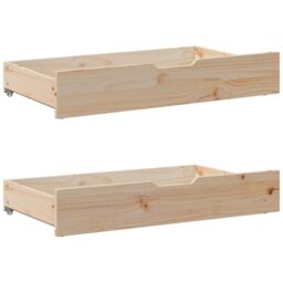 Berkfield Home Bed Frame without Mattress 75x190 cm Small Single Solid Wood Pine in Brown - thumbnail 6