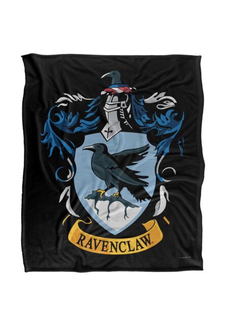 Warner Brothers Harry Potter Ravenclaw Crest Blanket 152 x 127 cm in White - image 1