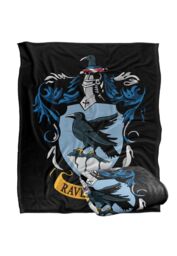 Warner Brothers Harry Potter Ravenclaw Crest Blanket 152 x 127 cm in White - thumbnail 2