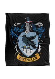 Warner Brothers Harry Potter Ravenclaw Crest Blanket 152 x 127 cm in White - thumbnail 1