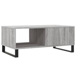 Berkfield Home Modern Coffee Table Grey Sonoma 90x50x36.5 cm Engineered Wood - thumbnail 8