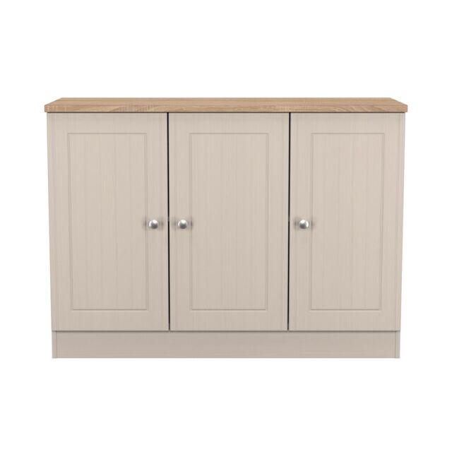 Ready Assembled 2 U Norton 3 Door Sideboard (Ready Assembled) in Taupe - Size: Large - image 1