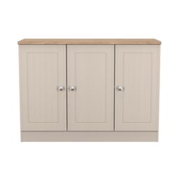 Ready Assembled 2 U Norton 3 Door Sideboard (Ready Assembled) in Taupe - Size: Large - thumbnail 1