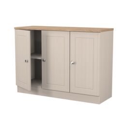 Ready Assembled 2 U Norton 3 Door Sideboard (Ready Assembled) in Taupe - Size: Large - thumbnail 5