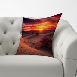 Warren Reed - Designer Sunset In The Desert Cushions - Size: 60 cm x 60 cm - thumbnail 3