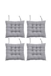 ExtraStar 4Pcs Tatami Seat Cushion for Garden Chairs in Grey - thumbnail 5