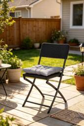 ExtraStar 4Pcs Tatami Seat Cushion for Garden Chairs in Grey - thumbnail 3