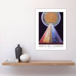 "Artery8 Hilma Af Klint Group X No 1 Altarpiece Abstract Wall Art Print - Size: W12"" x H16""" - thumbnail 4