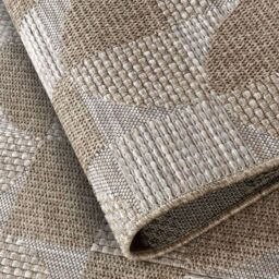 THE RUGS Villeroy & Boch 1836 Indoor Outdoor Rug - Polypropylene, Geometric in Brown - Size: 190 cm x 280 cm - thumbnail 2