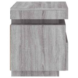 Berkfield Home Bedside Cabinets with LED Lights 2 pcs Grey Sonoma 40x39x48.5 cm - thumbnail 9