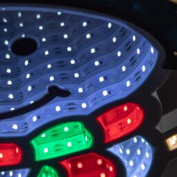 Samuel Alexander 60cm Light up Standing Snowman Infinity Christmas Decoration with Multi-Coloured LEDs - thumbnail 3
