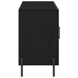Berkfield Home Sideboard Black Oak 100x36x60 cm Engineered Wood - Size: 100 x 36 x 60 cm - thumbnail 8