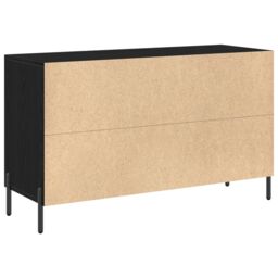 Berkfield Home Sideboard Black Oak 100x36x60 cm Engineered Wood - Size: 100 x 36 x 60 cm - thumbnail 6