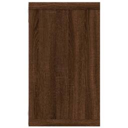 Berkfield Home Wall Cube Shelves 4 pcs Brown Oak 80x15x26.5 cm Engineered Wood - thumbnail 7